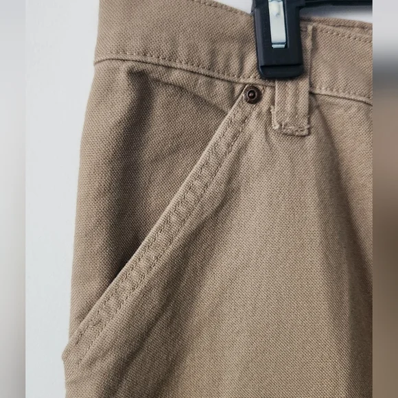 Wrangler Men's Tan Carpenter Pants, NWT, 5 Star, Size 38x32 New - Picture 2 of 12